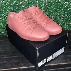 Saint Laurent Rose Lace-Up Sneakers